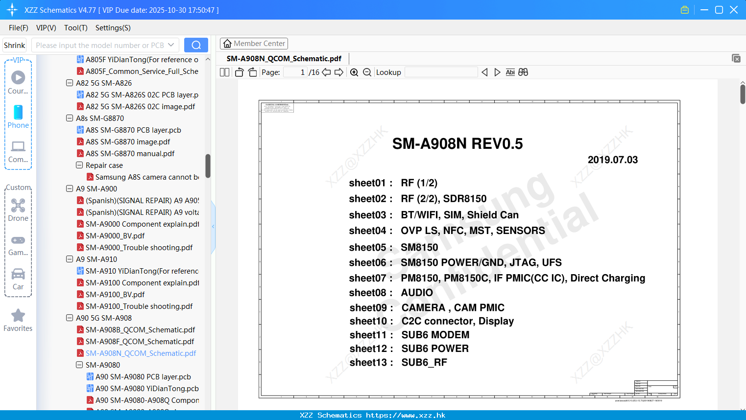Samsung SM-A908N_QCOM_Schematic